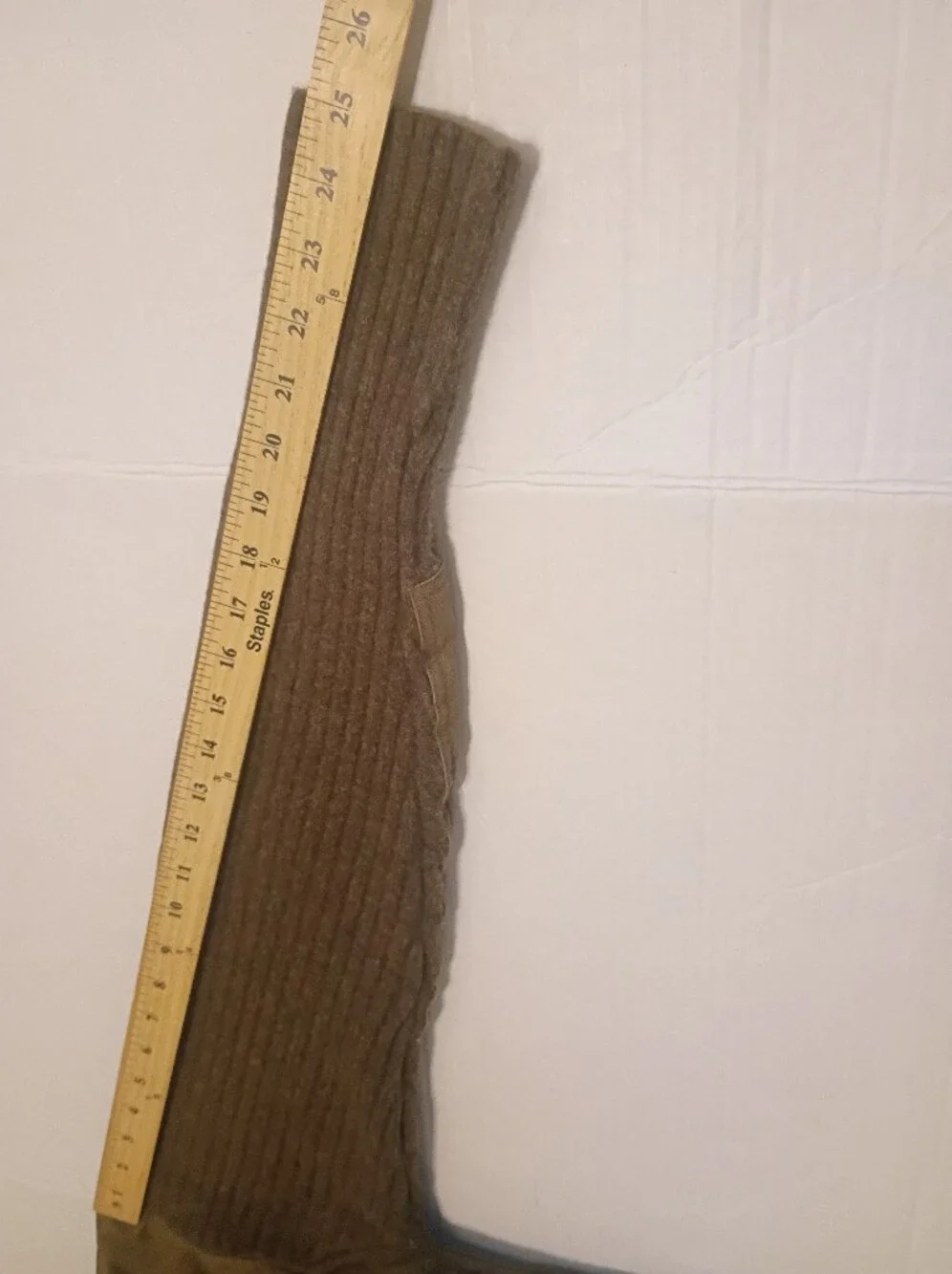 VTG L.L. Bean Men's Commando Henley Brown Wool Sweater Sz XL See Measurements